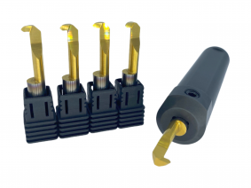 Carbide chamfering ID