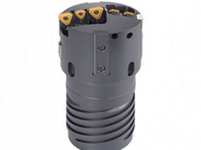 Deep single tube drills with external 4-start thread connection and cartridges