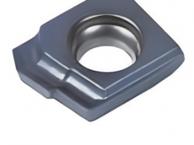 Deep Driling Inserts with Single Chip Splitting  Cutting Edge and a Wiper 
